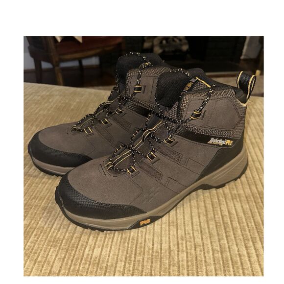 Timberland PRO Switchback LT Steel Toe Work Boots Dark brown Suede 10.5